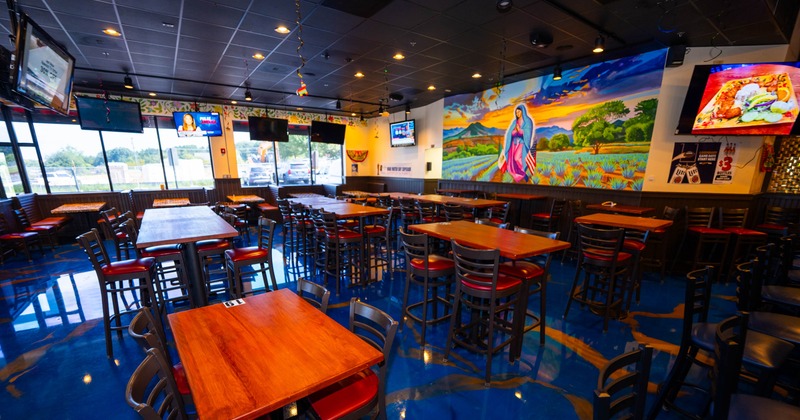 Interior, dining area