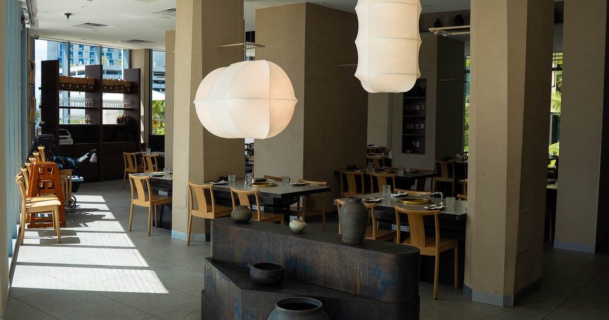 Interior, main dining area