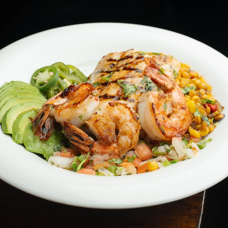 menu item 13 of 20, Bourbon Mahi Mahi & Shrimp