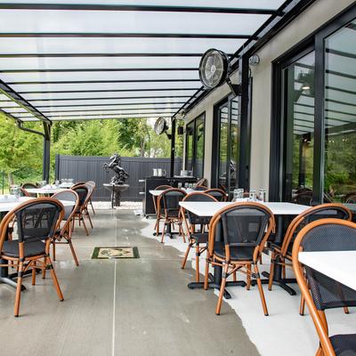 Outdoor Patio, seating area.