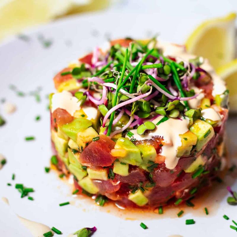 photo 4 of 21, Tuna Tartare (V, GF) menu item