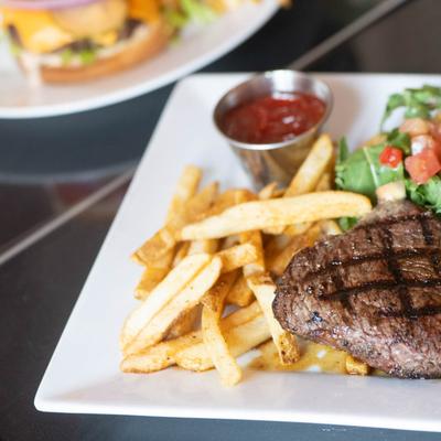 Chargrilled Sirloin Steak.