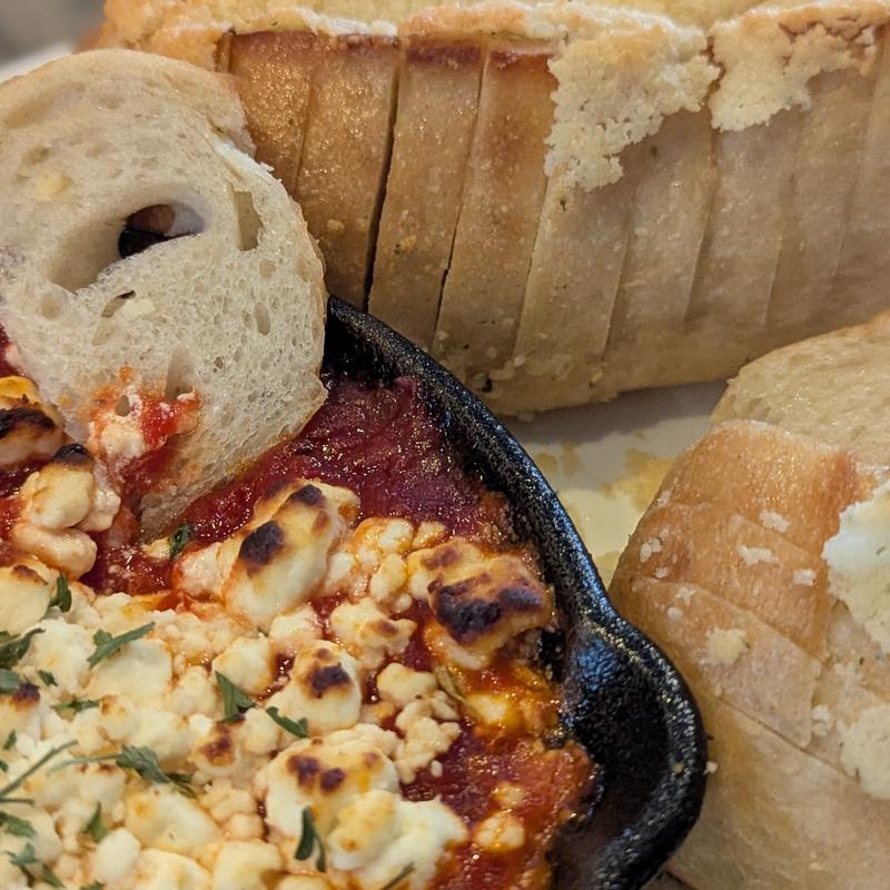 menu item 10 of 39, Baked Goat Cheese & Marinara