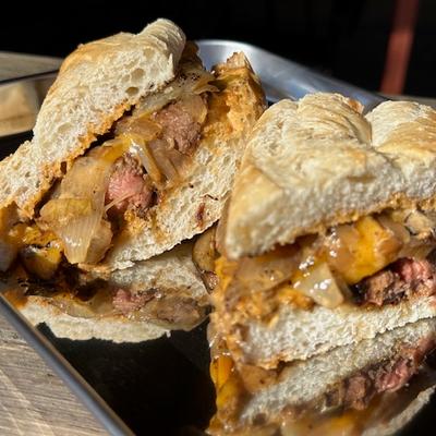 Carne Asada Steak Sandwich.