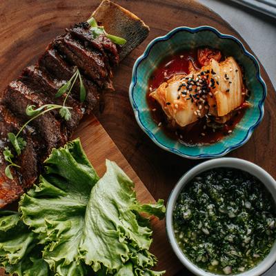 KOREAN SHORT RIB at Calle Dragones.