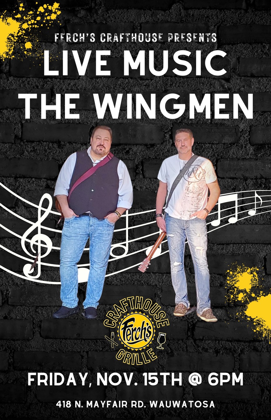 Live Music - The Wingmen!! event photo