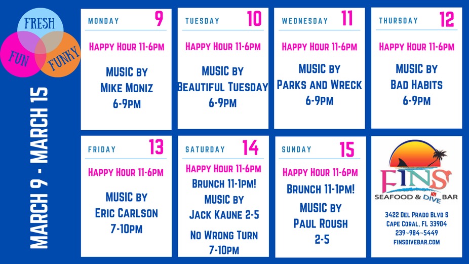 Weekly Event Calendar! event photo
