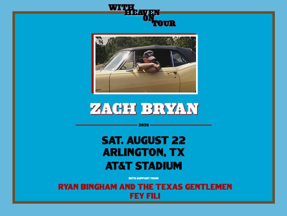 Zach Bryan @ AT&T Stadium event photo