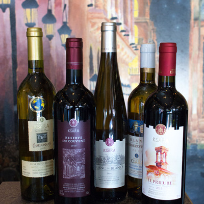 Various bottles of wine