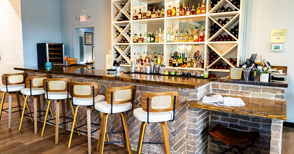 Interior space, bar area