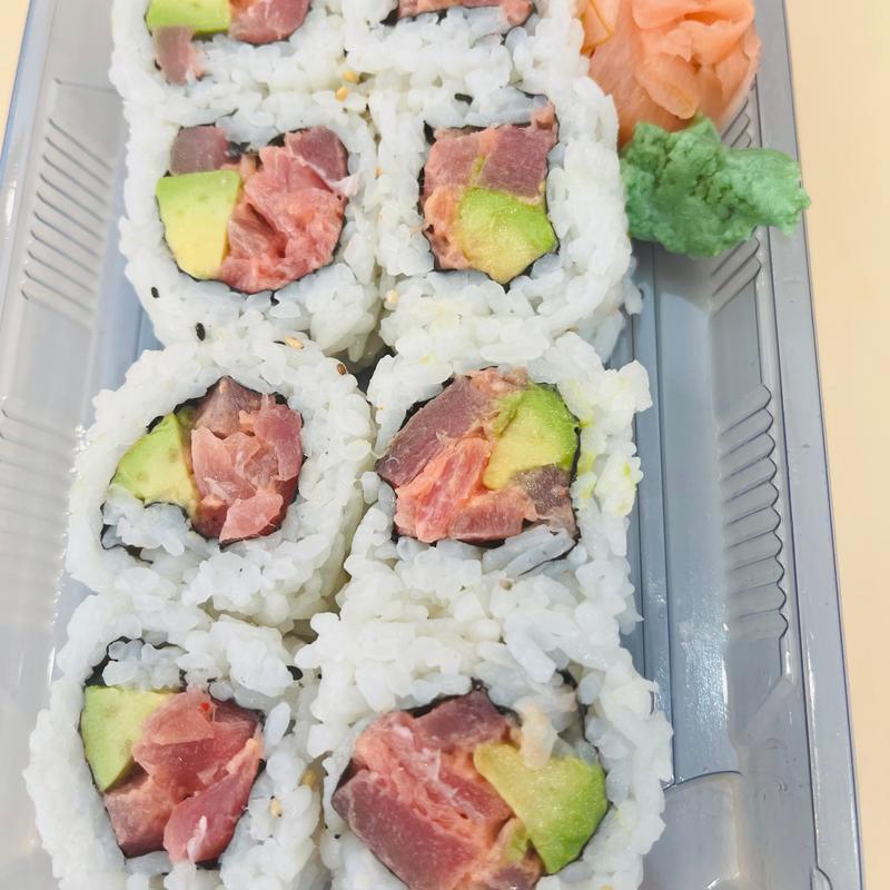 menu item 61 of 76, Tuna Avocado Roll (+/- Spicy)