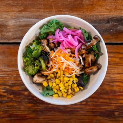 Chicken And Veggie Bowl.