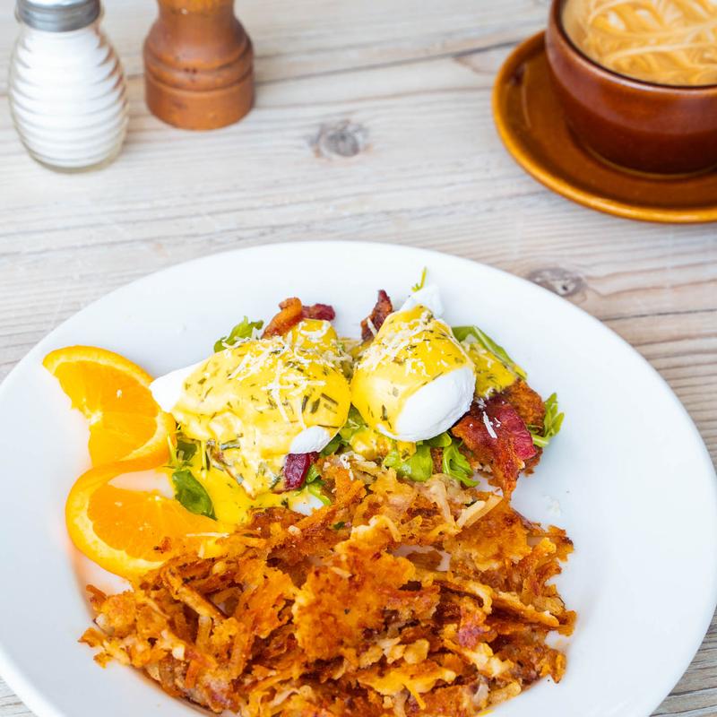 Crispy Parmesan Risotto & Honey Cured Bacon photo