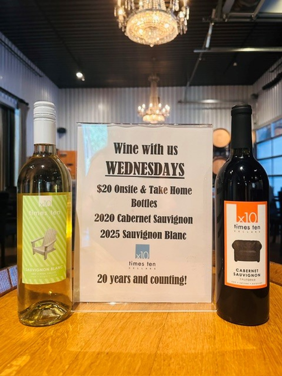 Wine with us Wednesday's event photo