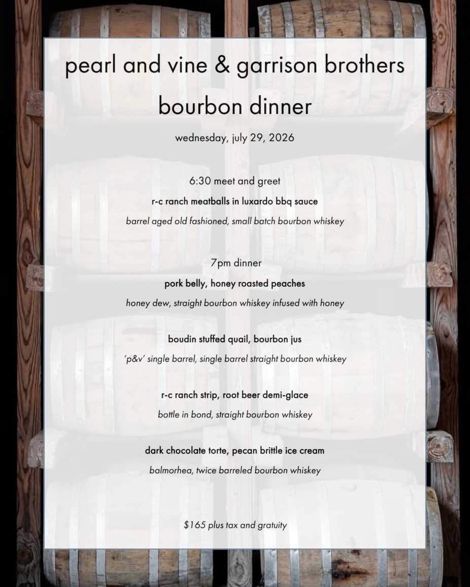 garrison brothers bourbon dinner event photo