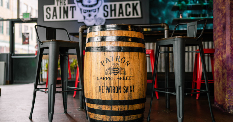 High chairs and tables