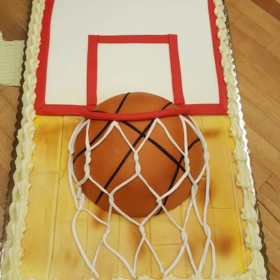 Basketball cake.