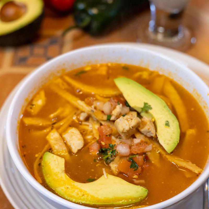 menu item 3 of 14, Sopa de Tortilla