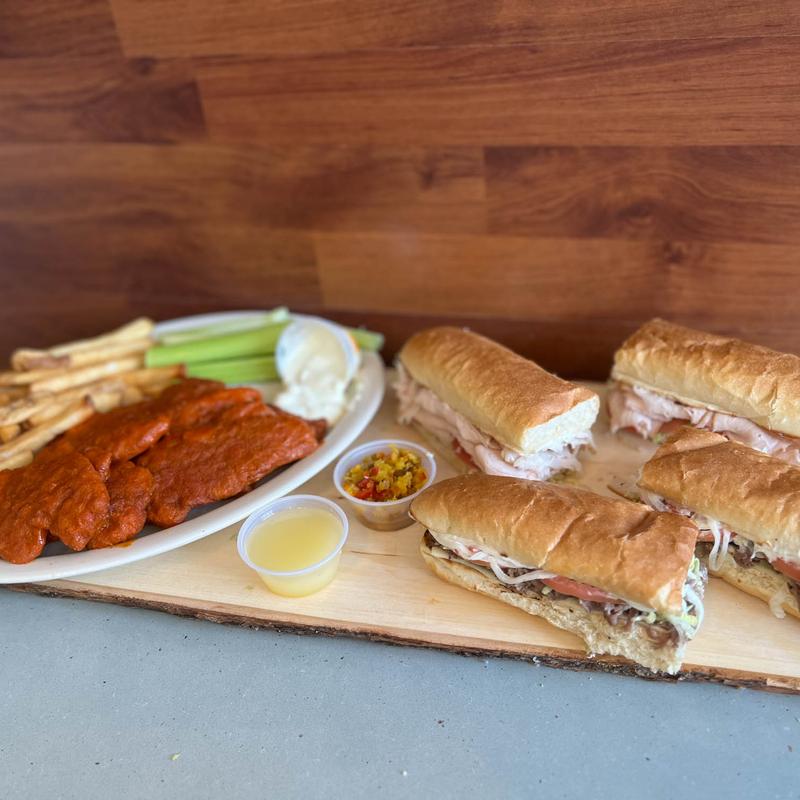 menu item 63 of 69, Single Fingers & 2 Full Subs