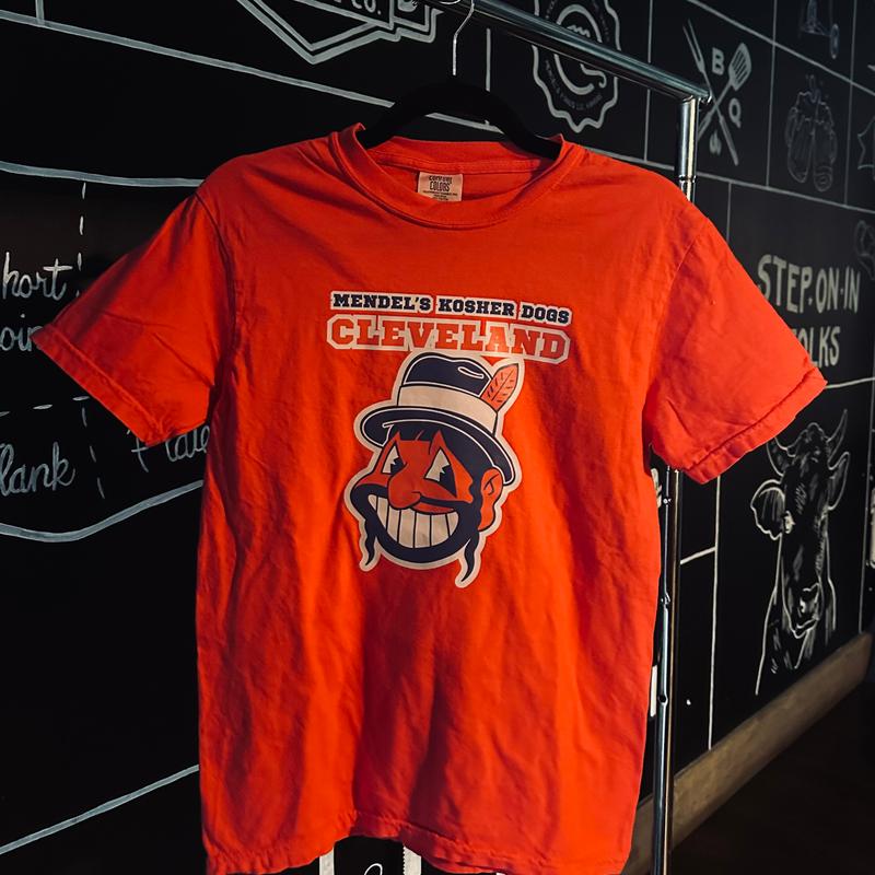 Mendel's Kosher Hot Dog Chief Wahoo Red photo