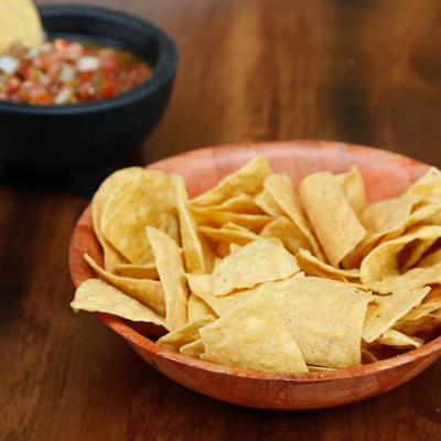 Tortilla chips and salsa.