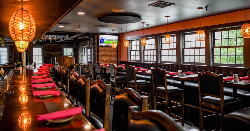 Interior, dining area