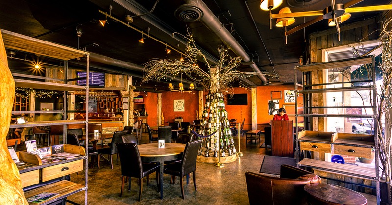 Interior, tables and seats