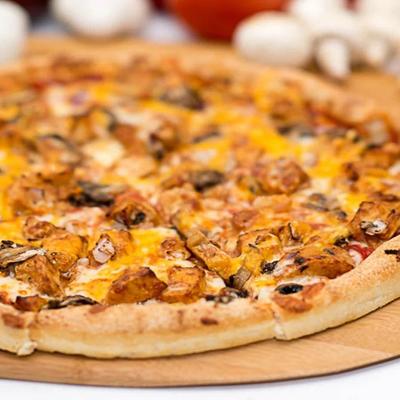 BBQ Chicken pizza.