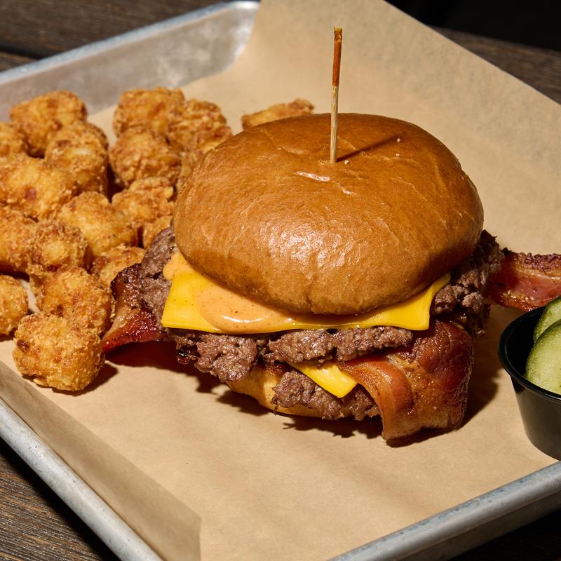 menu item 34 of 41, Bacon Double Smash Burger