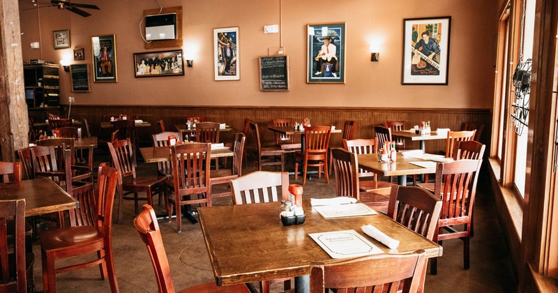 Interior, dining area