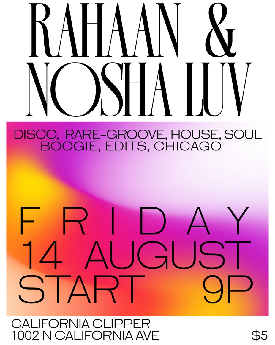 Rahaan & Nosha Luv event photo