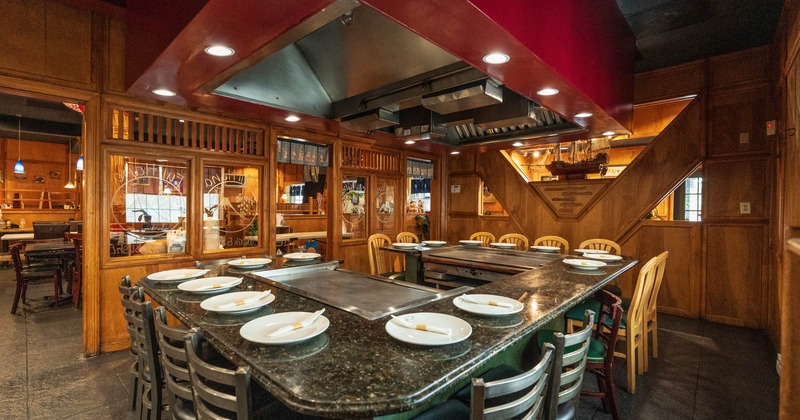 Teppanyaki grill table