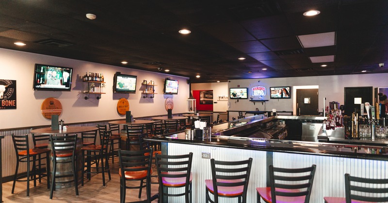 Interior, bar, chairs