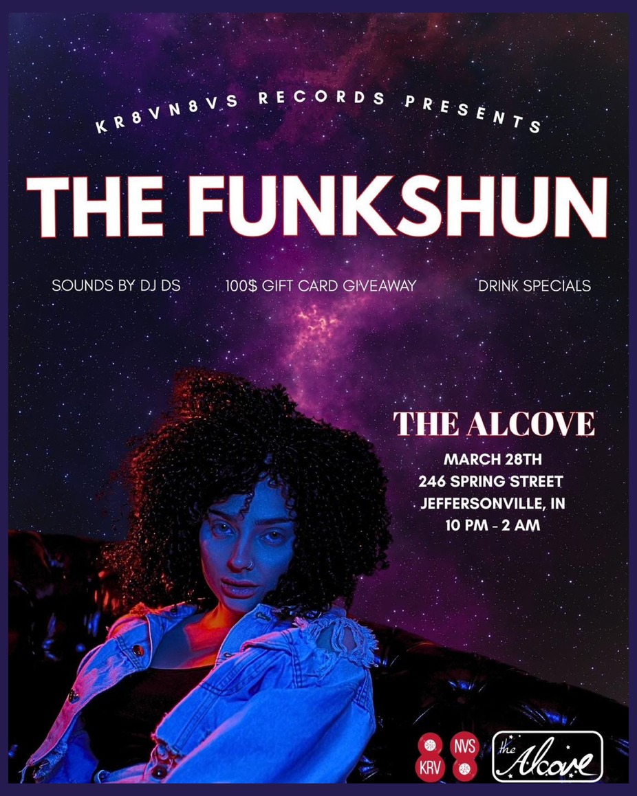 KR8VN8VS Records presents:  The Funkshun event photo