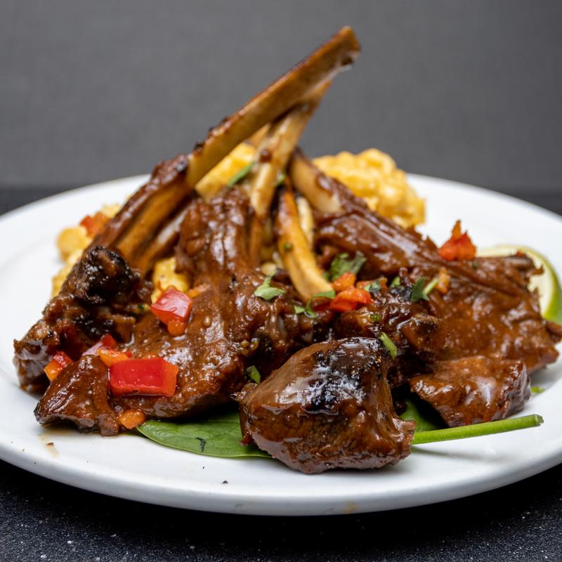 menu item 5 of 5, Glazed Lamb Chops