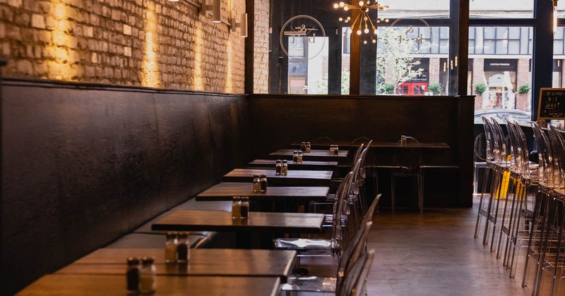 Table for 6 by the window