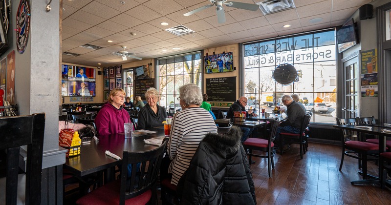 Interior, dining area