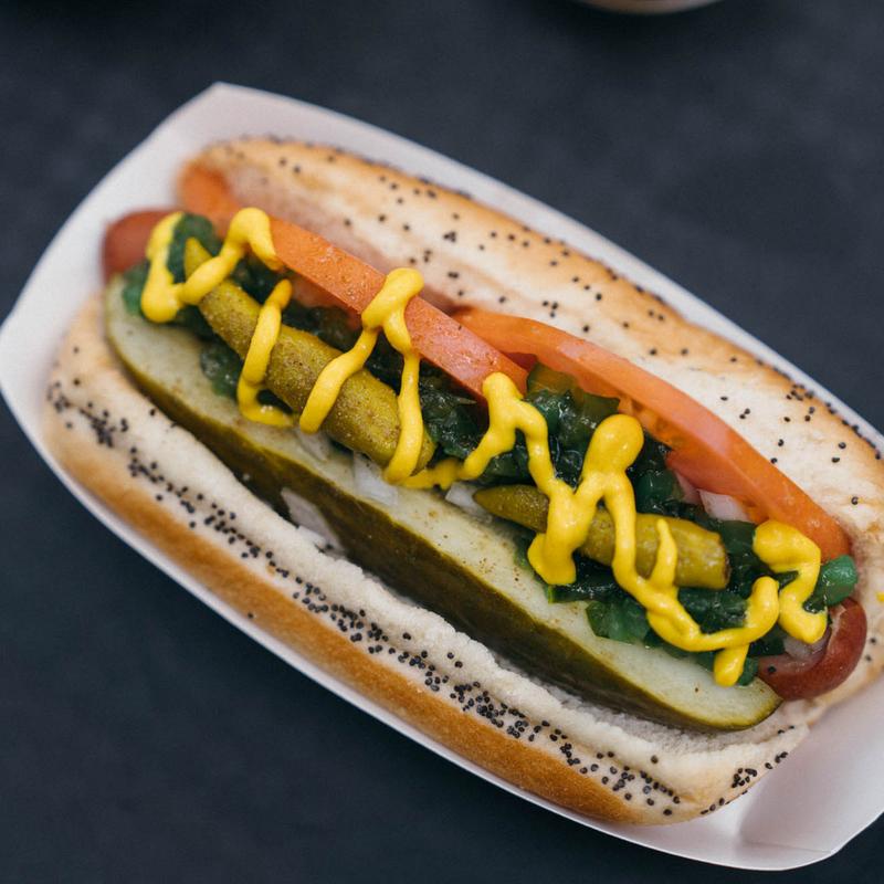 menu item 1 of 7, Hot Dog