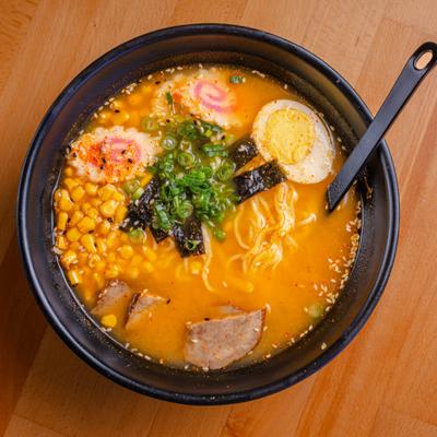 The Spicy Tonkotsu Ramen.