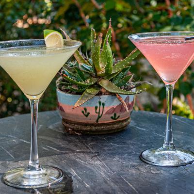 Lemon Drop and Lavender Watermelon Martini