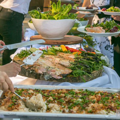 Dishes ready for service