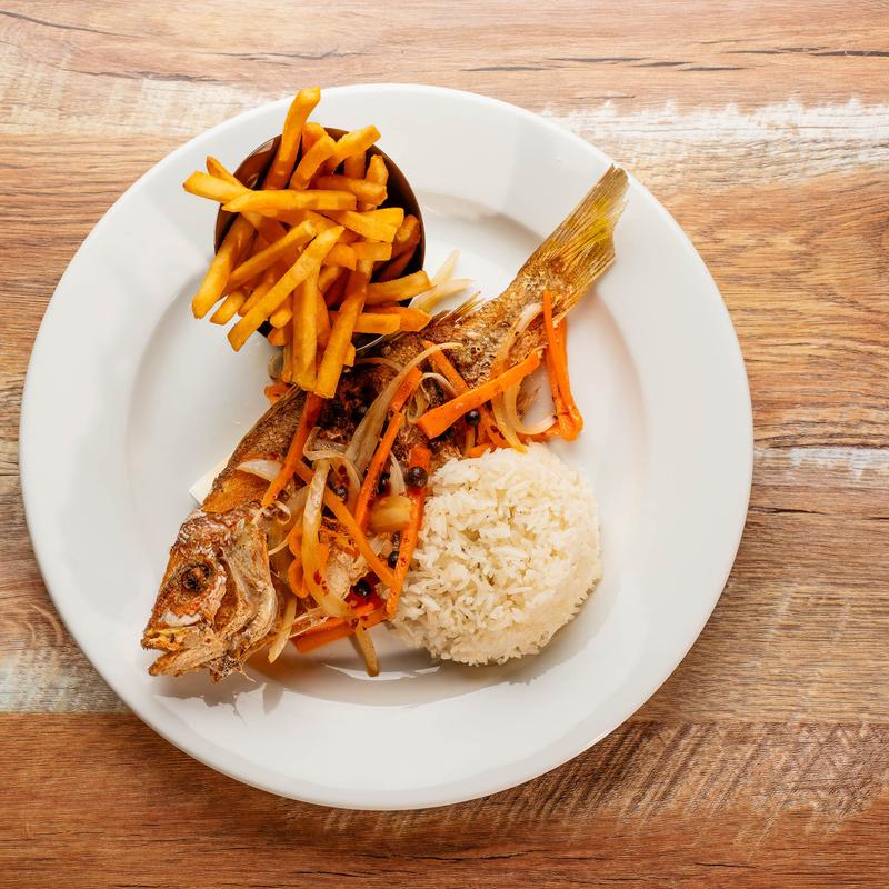 menu item 8 of 11, Escoviched Snapper