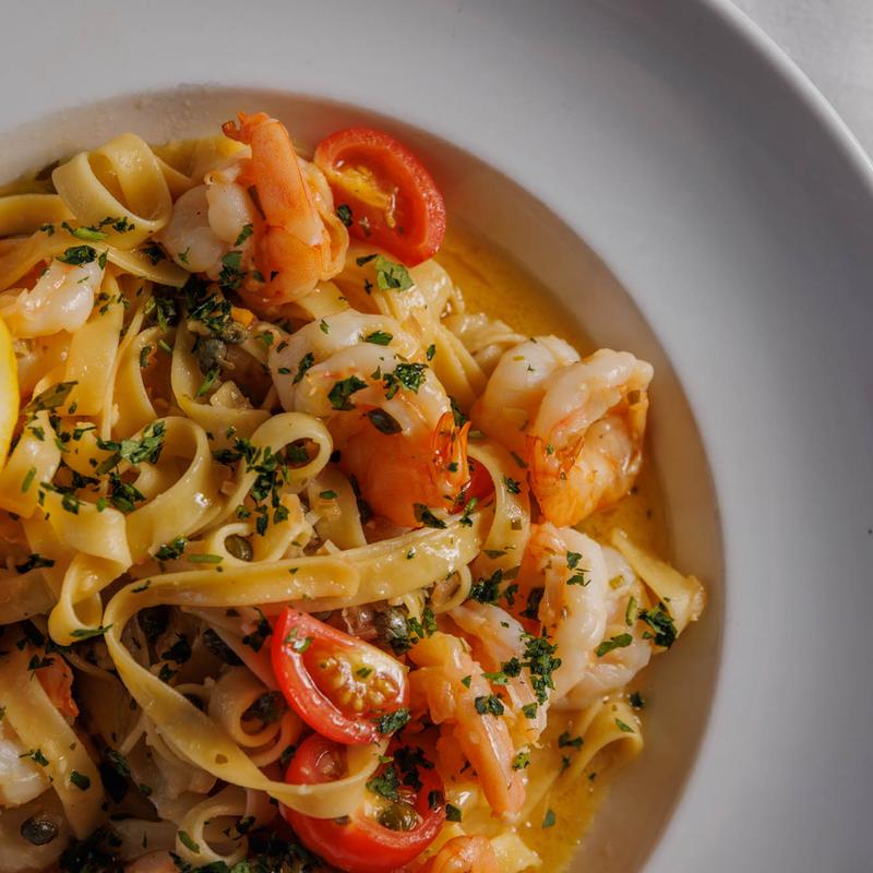 Fettuccini with Shrimp photo