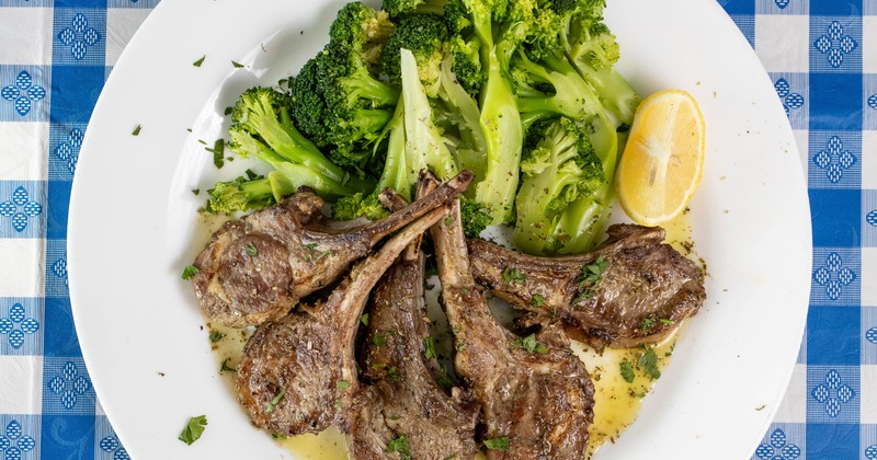 Charcoal lamb chops