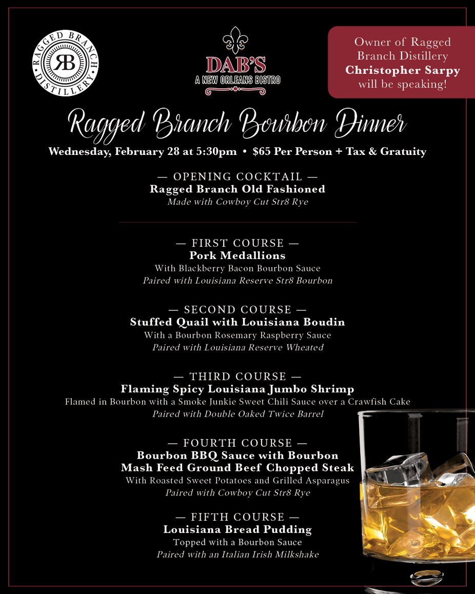 Ragged Branch Bourbon Dinner event photo