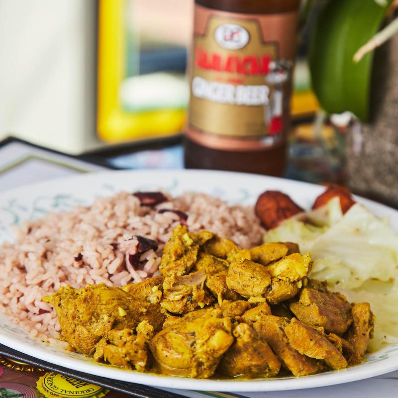 Curry Chicken Platter photo