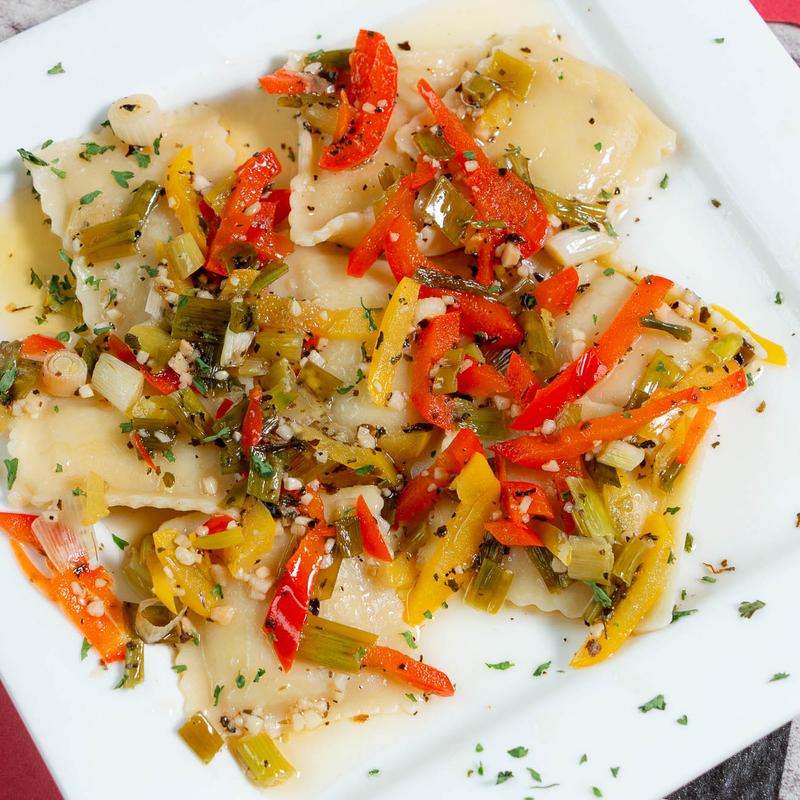 menu item 4 of 9, Banana Pepper Ravioli