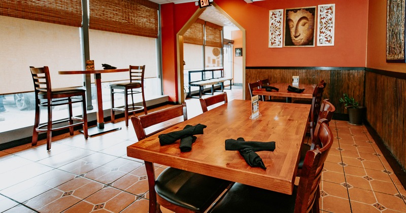 Interior seating area