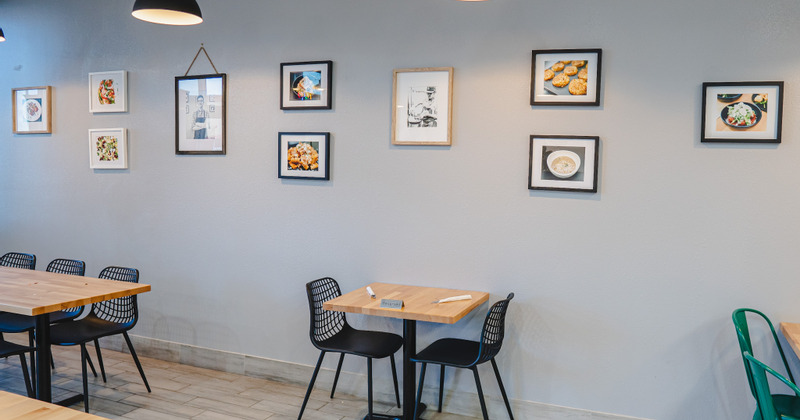 Interior, set tables