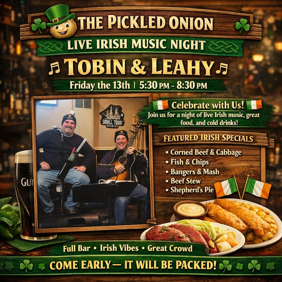 Live Irish Music Night: Tobin & Leahy event photo